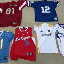 NBA NFL Jersey Lot 