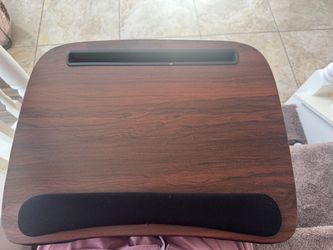 Lap Desk with Wrist Rest and Tablet Slot