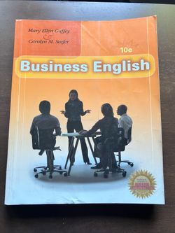 Business English - Paperback, by Guffey Mary Ellen; Seefer Carolyn