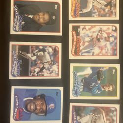 1989 Topps Baseball 7 Hall Of Famers
