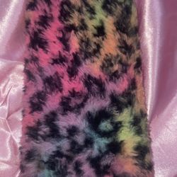 Leopard Print Fluffy Wallet 