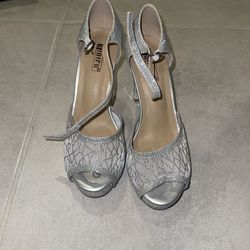 Silver Heels - Elegant - Wedding - Quinceañera - Party - Tacones Plateados