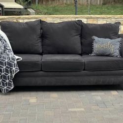 Charcoal Gray Couch 🚀FREE DELIVERY🚀