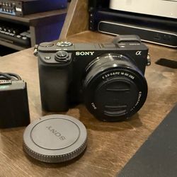 Sony Alpha a6400 24.2MP 16-50mm Lens Mirrorless Digital Camera - Black