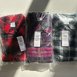 12-18mo Baby Gap boys button-up plaid onesie bodysuit Holiday dress shirts
