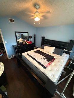 Bed Frame and Dresser Room set