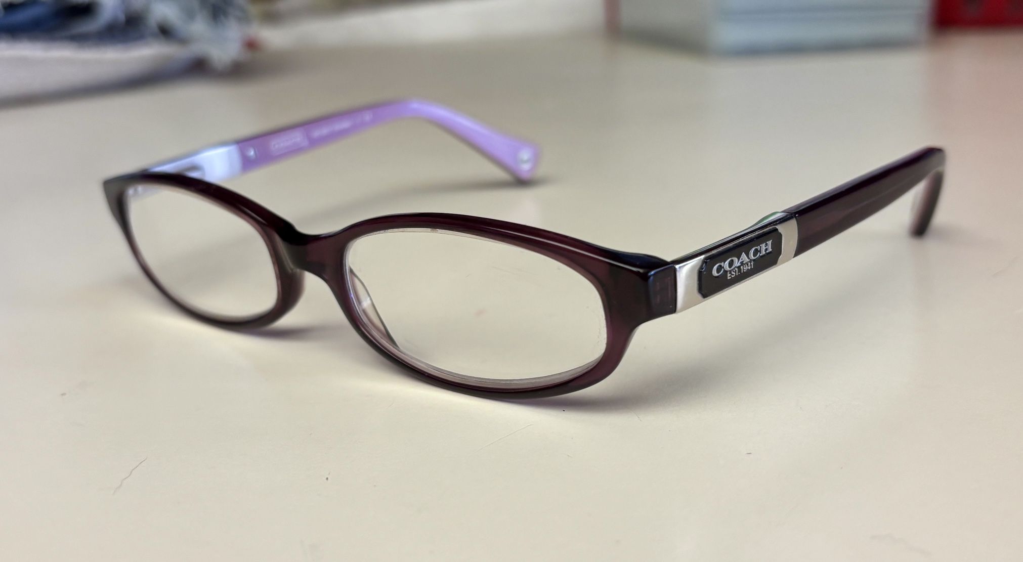 Coach Kenslee HC6037 Eyeglass Frames, 5069 Purple 51-16-135