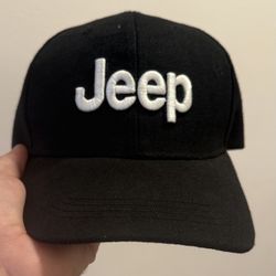 Jeep Logo Adult One Size Adjustable Black Baseball Hat Cap Cotton