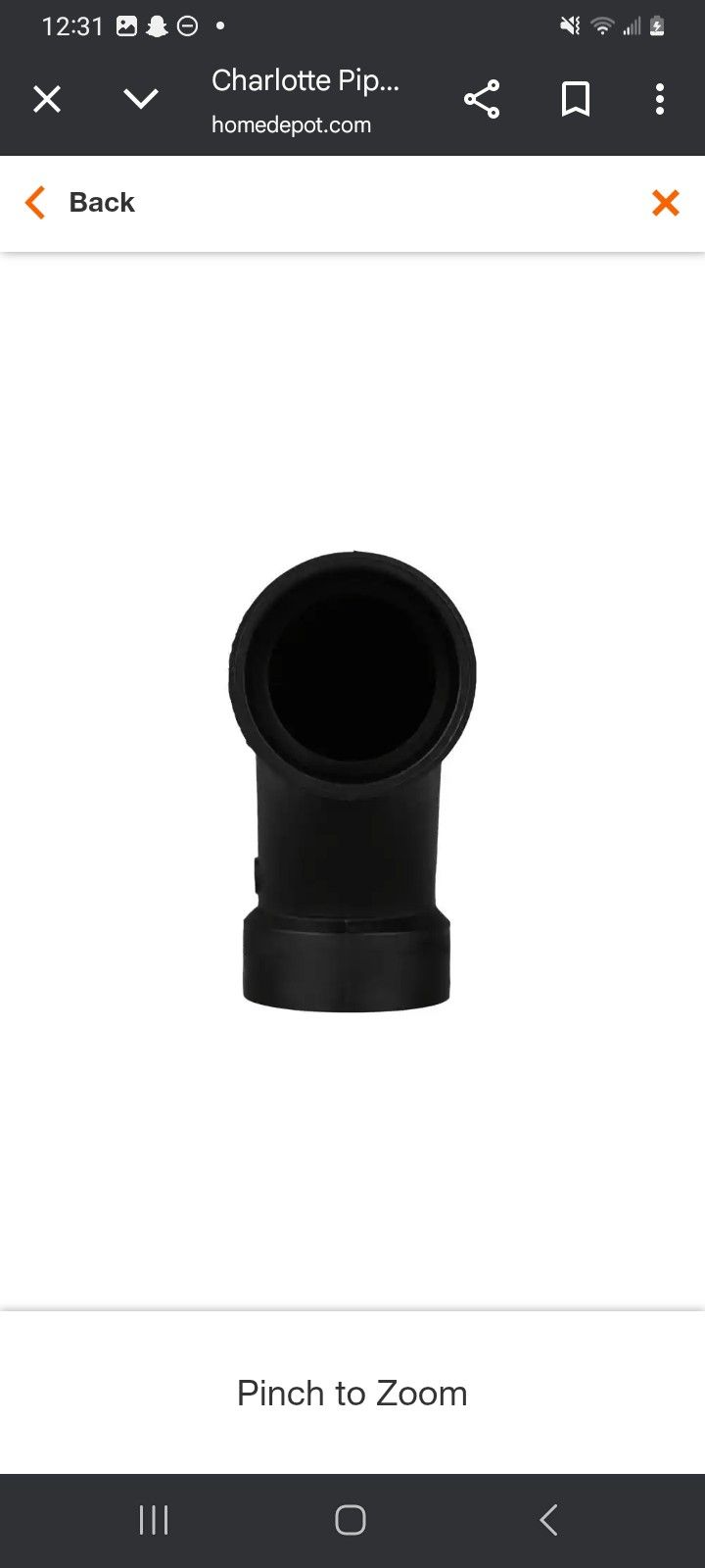 Charlotte Pipe
3 in. ABS DWV Long SweepCharlotte Pipe
3 in. ABS DWV Long Sweep
