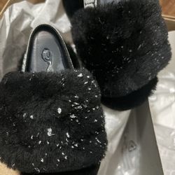 UGG Fluff Yeah Metallic Sparkle - Toddler