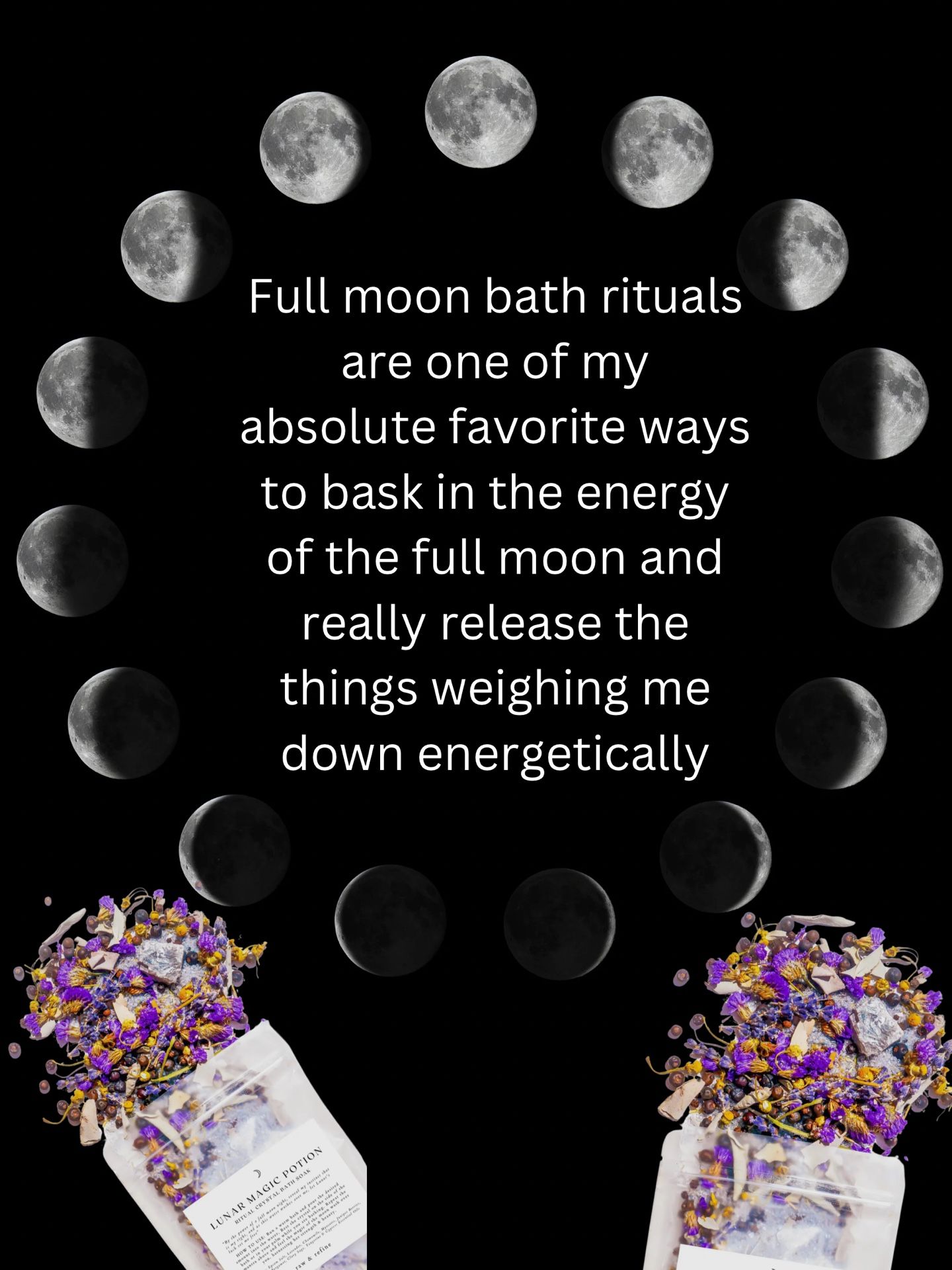 Bath Salts Soak “Lunar Magic Potion”