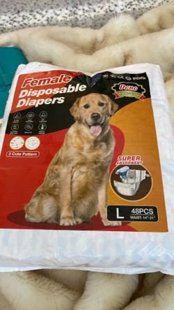 Dono disposable diapers for a large dog