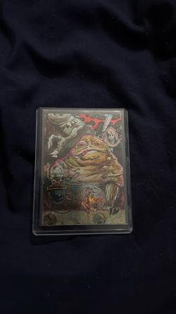 Jabba The Hutt Foil Star Wars Galaxy 1994 $5