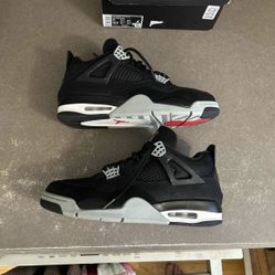 2022 Air Jordan 4 Retro SE 'Black Canvas'