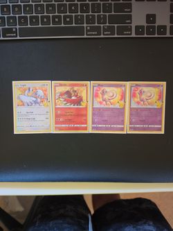 Pokémon TCG Cards Lugia Ho-Oh Mew Set of 4