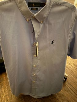 Men’s Large short sleeve Ralph Lauren size large with tag asking 45 never worn