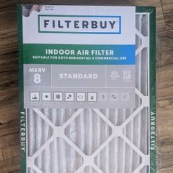 ** NEW-Filterbuy 4-pack 14x25x1 Air Filter MERV 8 **