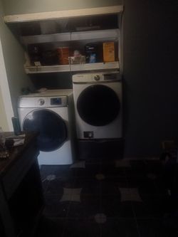 Samsung washer and gas dryer