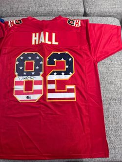 Dante Hall Signed Autograph Custom Jersey - Beckett Coa - KC Chiefs