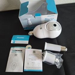 It's a 2-in-1 security camera + light bulb that screws directly into a standard E26/E27 light socket.