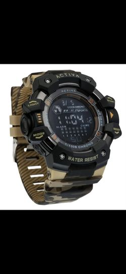 Activa Digital Sports Watch Camouflage