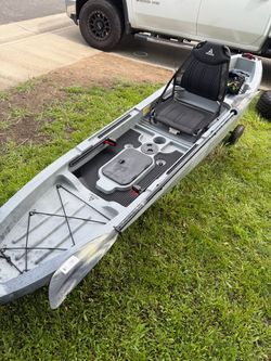 Ascend Fishing Kayak with life jacket, Seat and Paddle