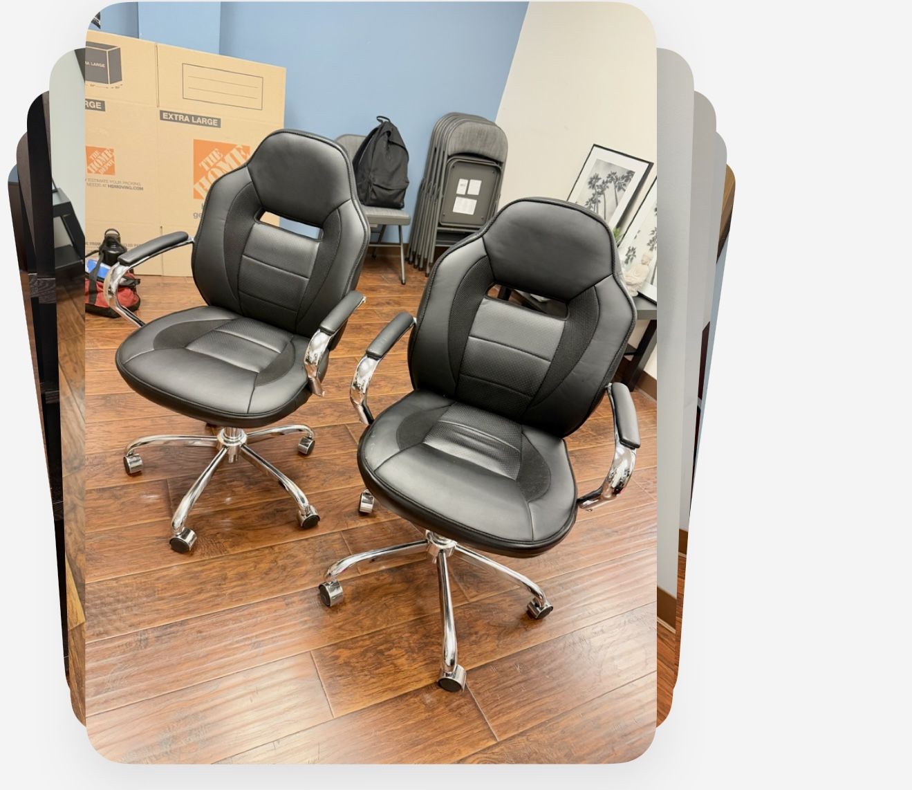 2 Office Chairs/ Sillas Para Oficinas 