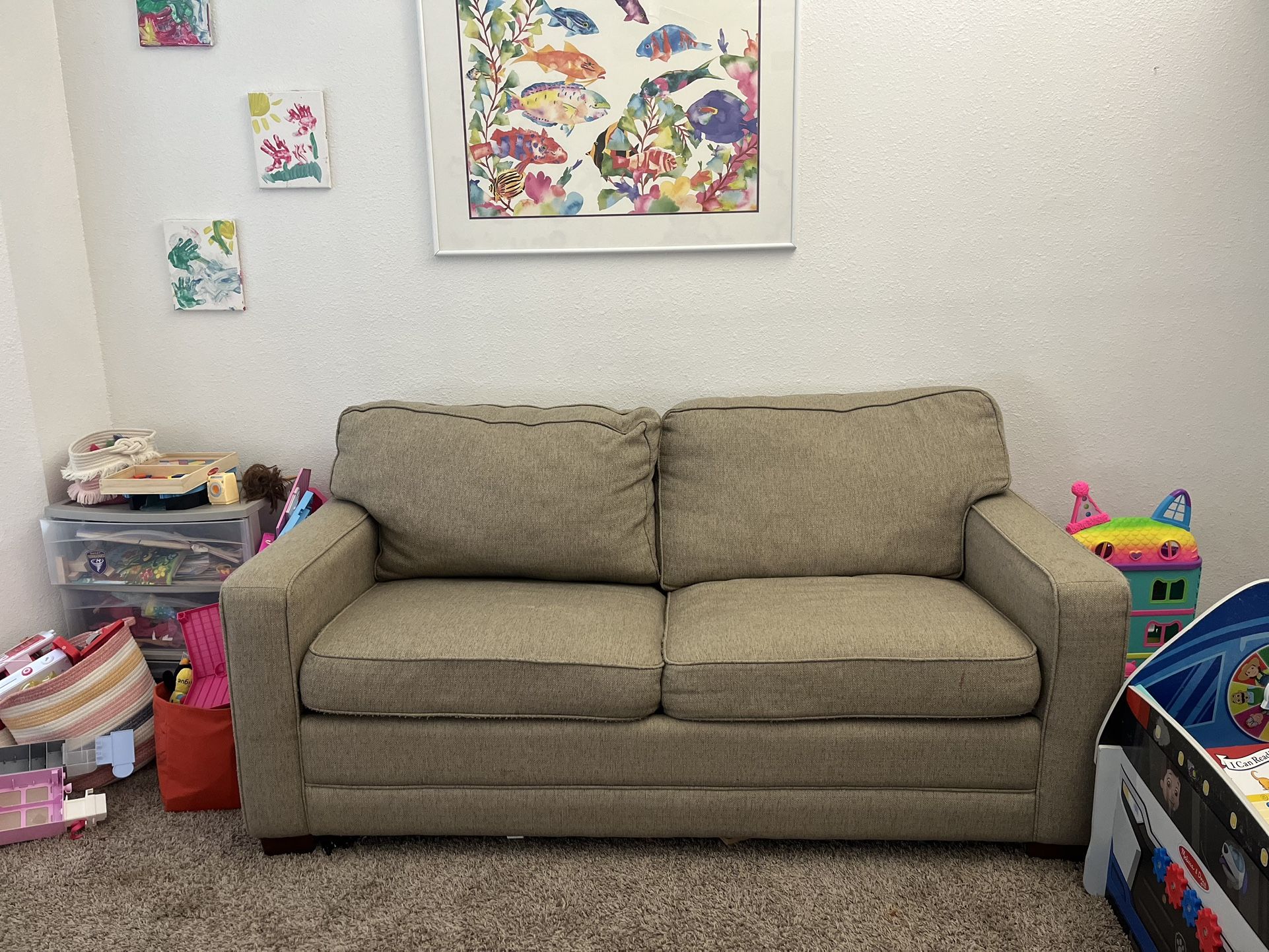 Pull Out Full Size Bed Couch 