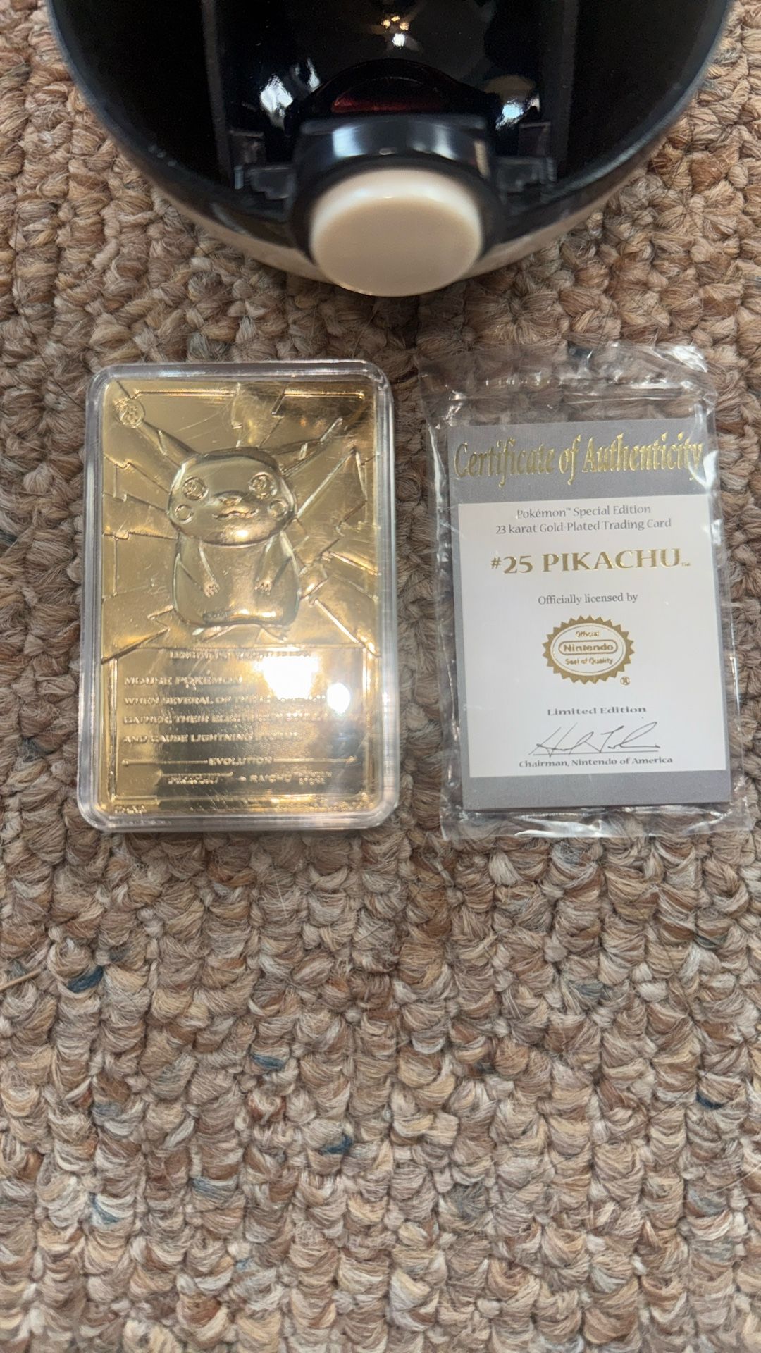 Pokémon Special Edition 23 Karat Gold Played Trading Card #25