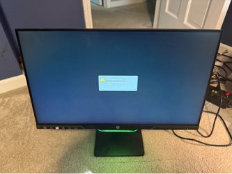 HP 25x Gaming Monitor - 24.5" 144Hz 1ms 1080p - excellent condition