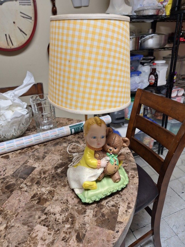 Vintage Baby Lamp