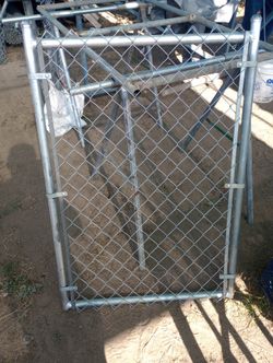 Chain Link gate 45" H X 32" W