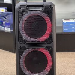 Professional Bluetooth Speaker with Two Wireless Mic-Equipped