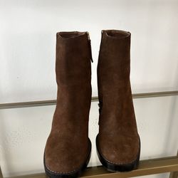Zara Suede Boots Size 6