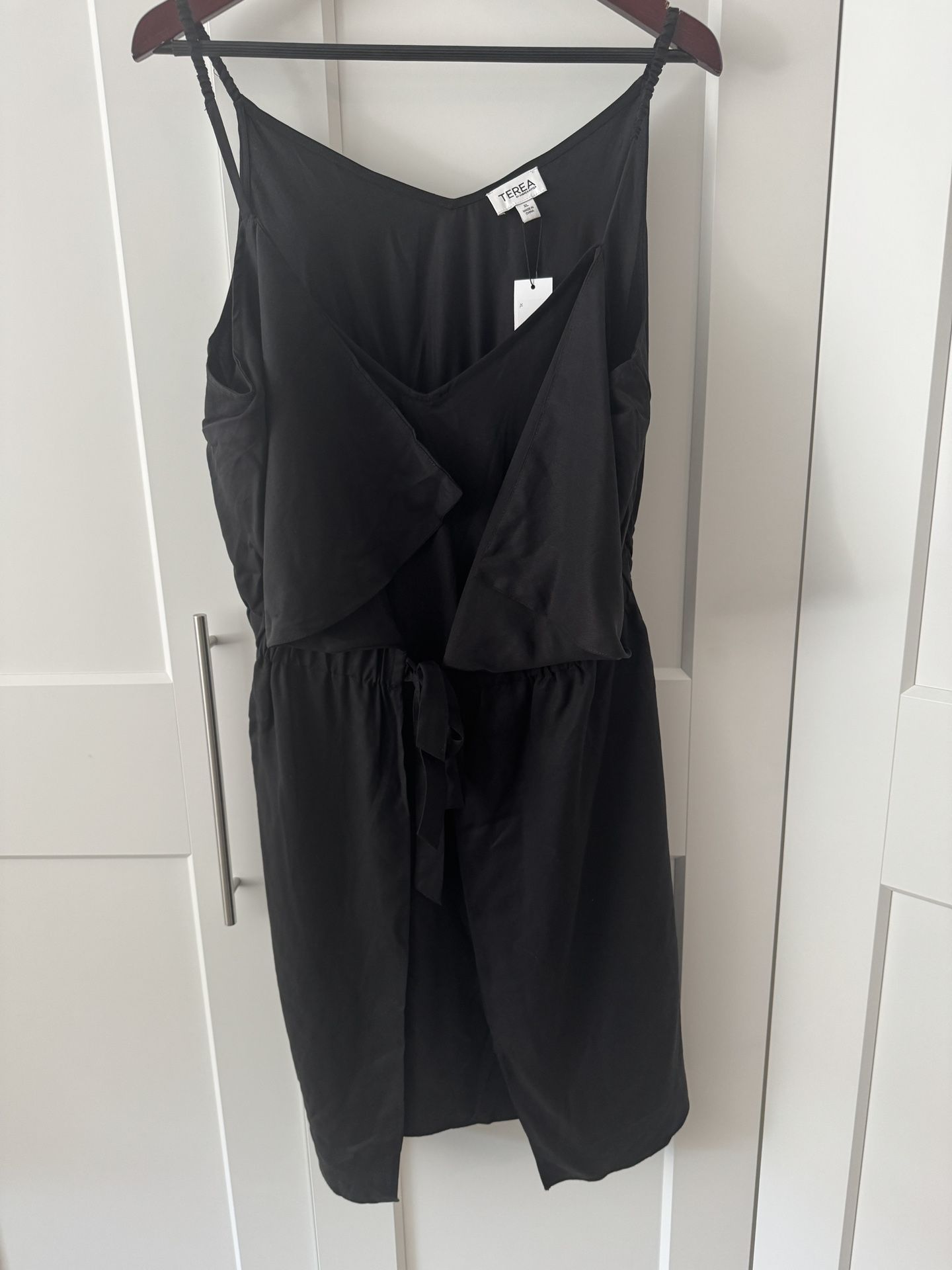 NWT Terea By Andrea Pitter Black Dress, Size XL