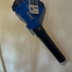 Kobalt 24-Volt Max Lithium Ion 410-CFM Brushless Cordless Electric Leaf Blower (tool Only)