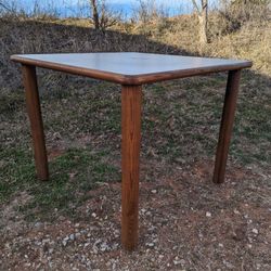 36in Square Solid Wood Library Or Dining Table 