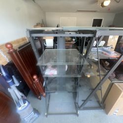 Glass Entertainment Stand 