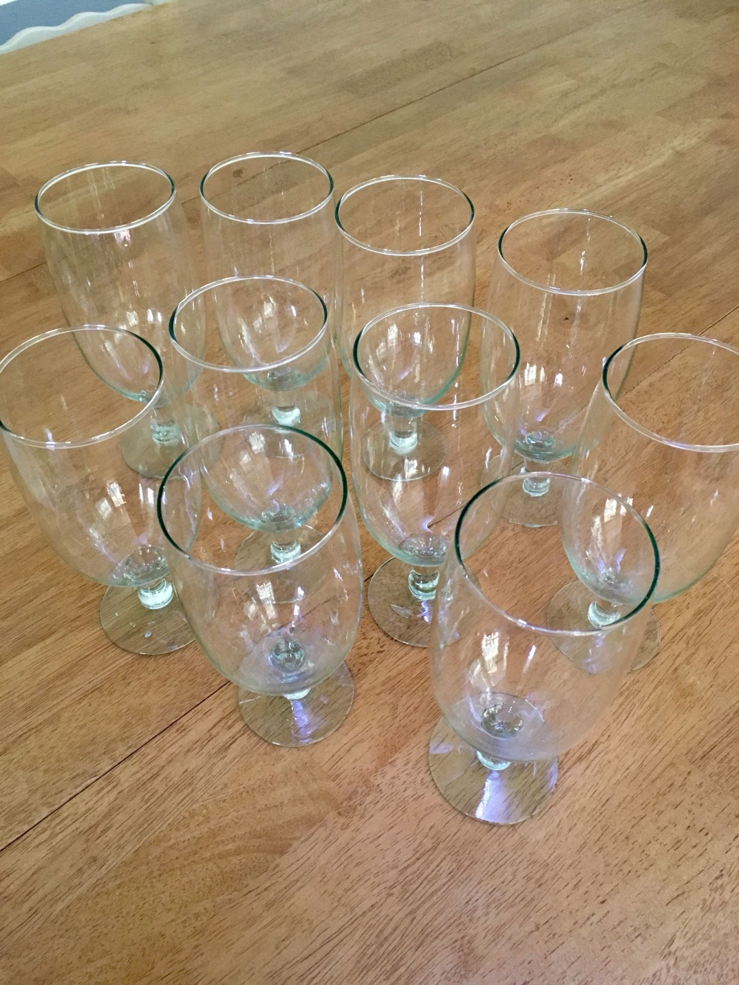 Crystal water goblet/ beer glasses
