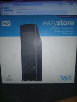 Western digital easystore 16terabytes