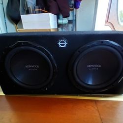 2 Bassworx Kenwood Excelon Subs 1600w