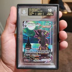 Umbreon vmax alt art 215/203 BGS 10 PRISTINE Black Label
