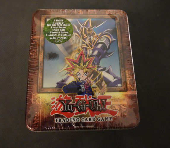 YuGiOh 2003 Collectors Tin Buster Blader Factory Sealed