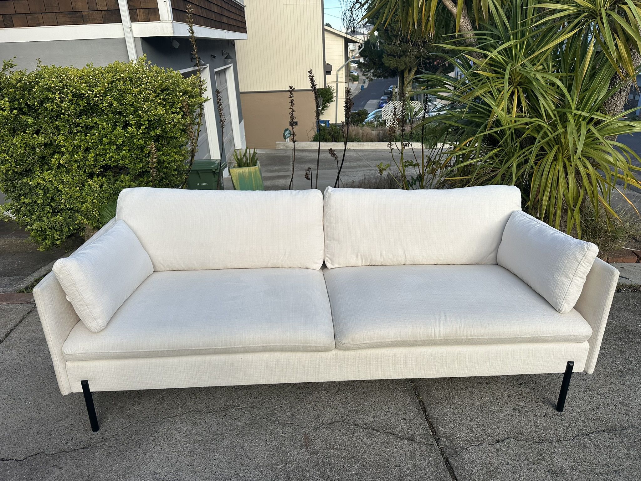 AllModern Moab White Couch-FREE Delivery