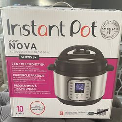 Instant Pot Duo Nova Pressure Cooker 7 in 1, 10 Qt, Best for