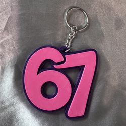 67 Keychain 