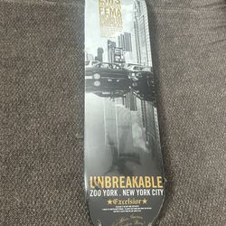 BRAND NEW ZOO YORK 911 TRIBUTE NEVER FORGET UNBREAKABLE SKATEBOARD DECK RARE 1 OF 500 $900