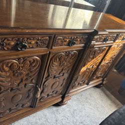 Carved buffet 