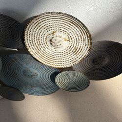 Very Nice Metal Wall Decoration 42”x 12