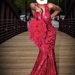 Red Custom Prom Dress 